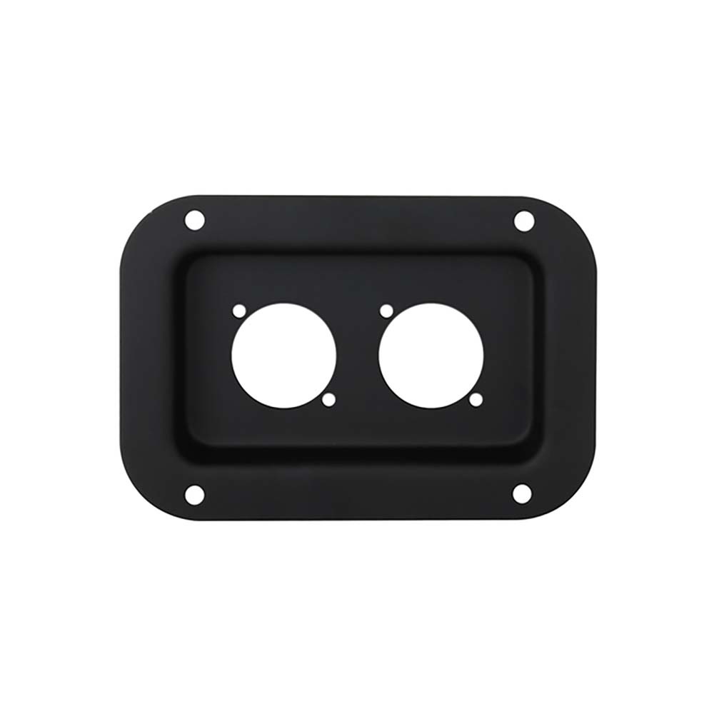 Penn Elcom D0941K-TR-2 inbouwschotel 2x gat voor powerCON TRUE1 zwart afbeelding