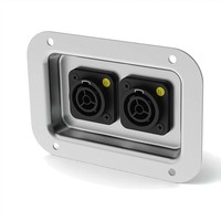 Penn Elcom D0941K-TR-2 inbouwschotel 2x gat voor powerCON TRUE1 zwart D0941K-TR-2 inbouwschotel 2x gat voor powerCON TRUE1 zwart