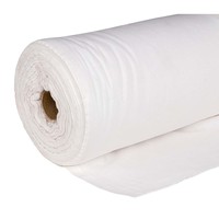 Dekomolton theaterdoek 3m x 60m wit