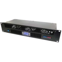 CRC02-DTC 19 inch ventilator-unit met thermostaat 2HE