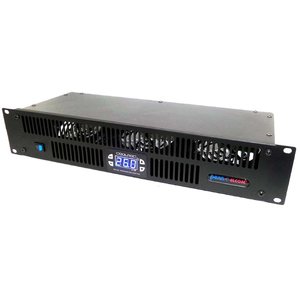 Penn Elcom CRC02-DTC 19 inch ventilator-unit met thermostaat 2HE CRC02-DTC 19 inch ventilator-unit met thermostaat 2HE
