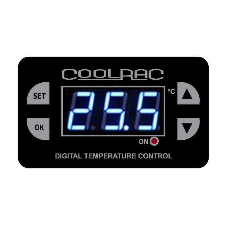 CRC02-DTC 19 inch ventilator-unit met thermostaat 2HE