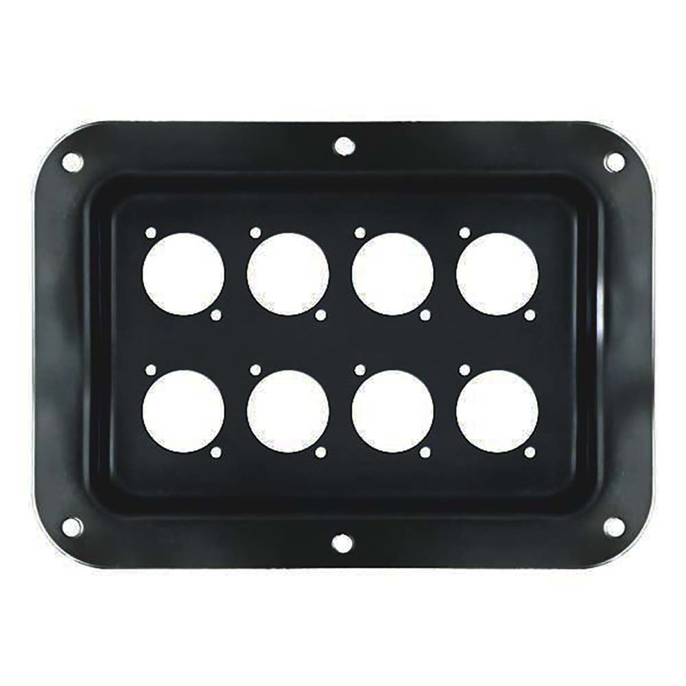 Penn Elcom D022K inbouwschotel 8x D-size zwart afbeelding