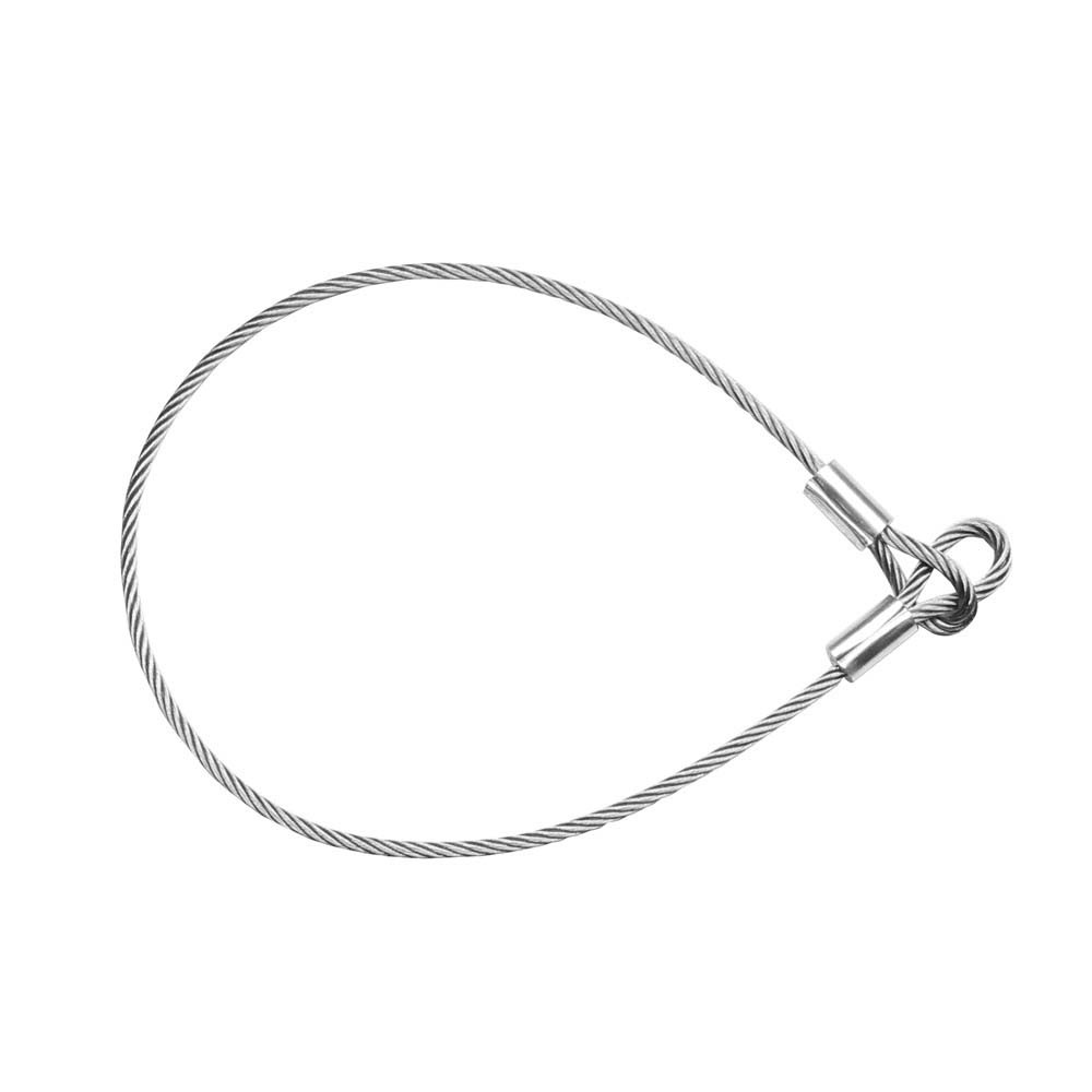 Adam Hall 2715 Dekselstop staalkabel 34cm afbeelding