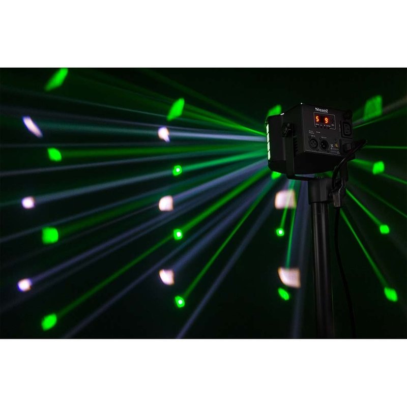 BeamZ Derbystrobe LED DMX lichteffect RGBW Derbystrobe LED DMX lichteffect RGBW