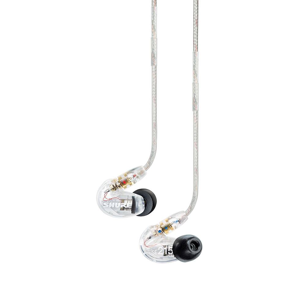 Shure SE215-CL gesloten in-ears transparant afbeelding