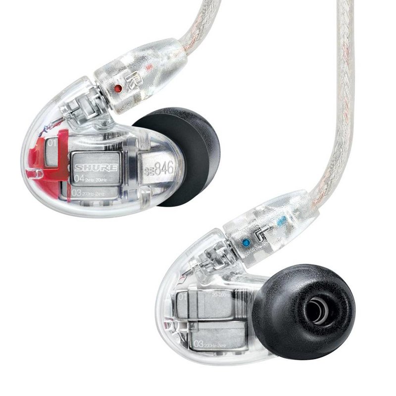 SE846 Reservedopje voor in-ear links transparant
