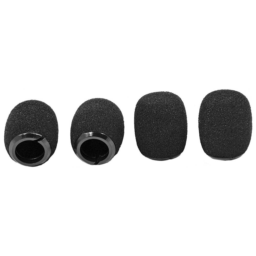 Shure Plopkap voor microflex serie zwart (4 stuks)