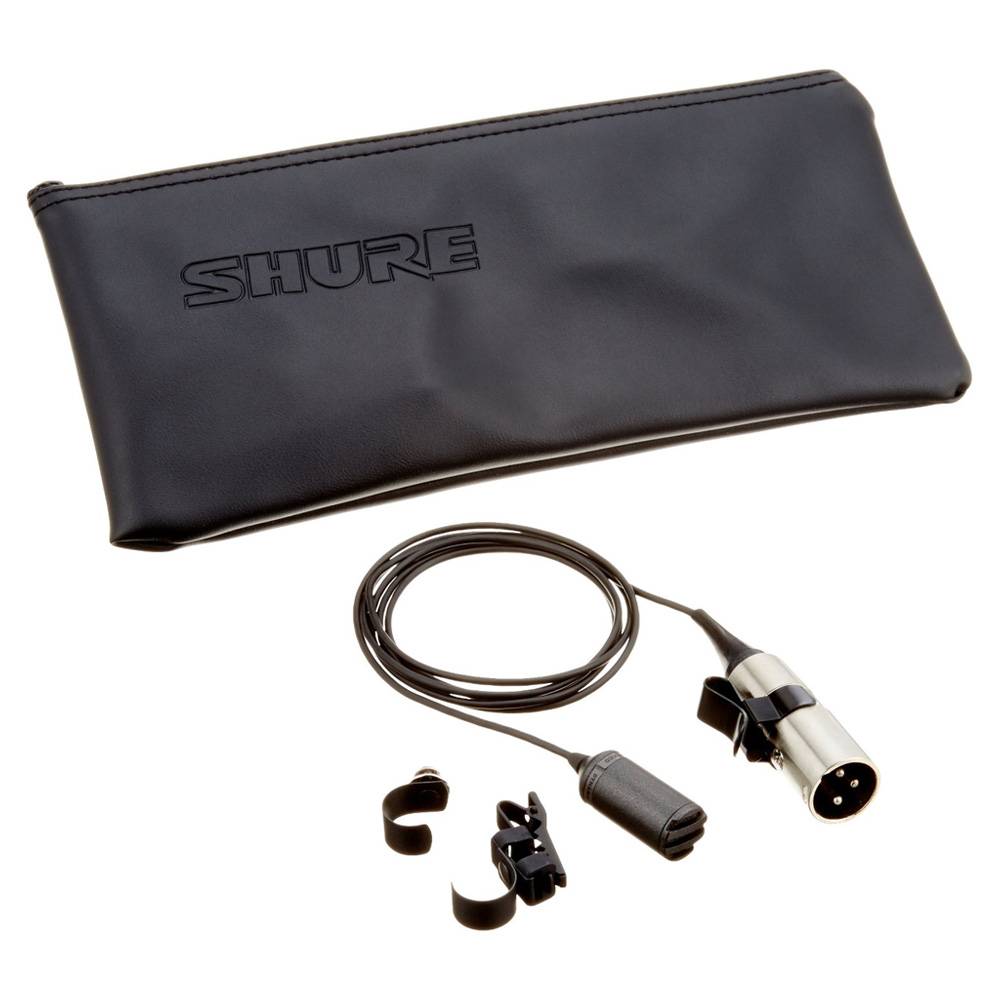 Shure SM11 lavalier microfoon zwart afbeelding