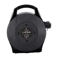 3 Star CD 10 PWR kabelhaspel met 10m stroomkabel + 4x Schuko