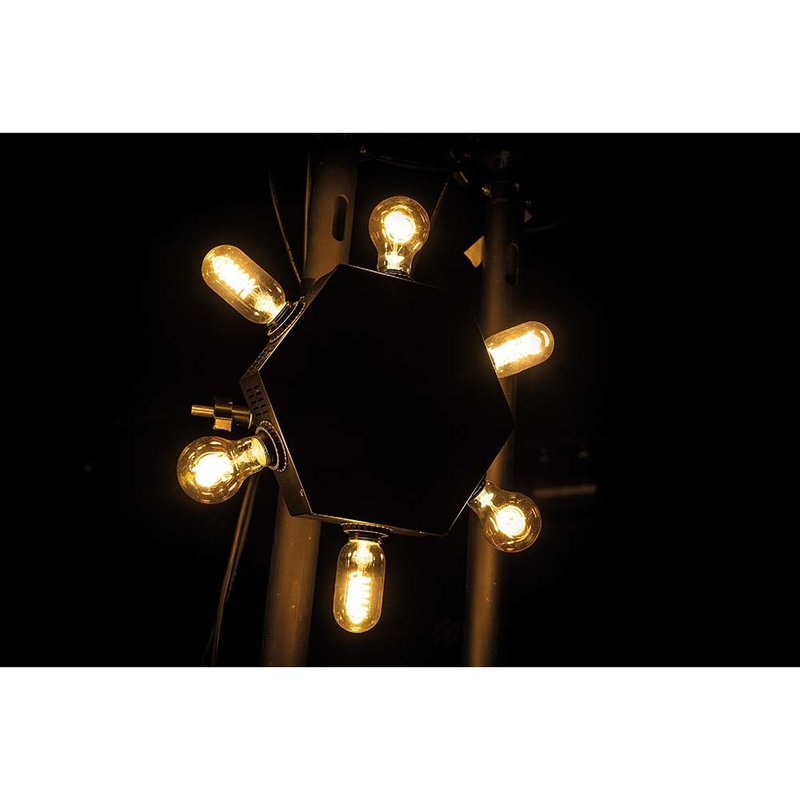 Edison Star E6 DMX LED-dimmer met 6 x E27-fitting