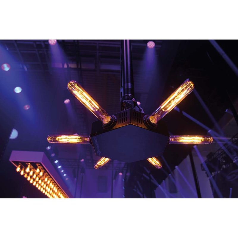 Edison Star E6 DMX LED-dimmer met 6 x E27-fitting