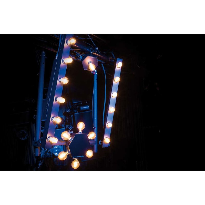 Edison Bar E6 DMX LED-dimmer met 6 x E27-fitting