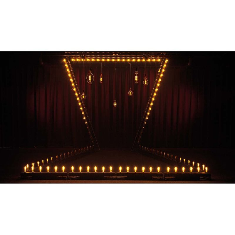 Edison Bar E6 DMX LED-dimmer met 6 x E27-fitting