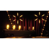 Edison Bar E6 DMX LED-dimmer met 6 x E27-fitting