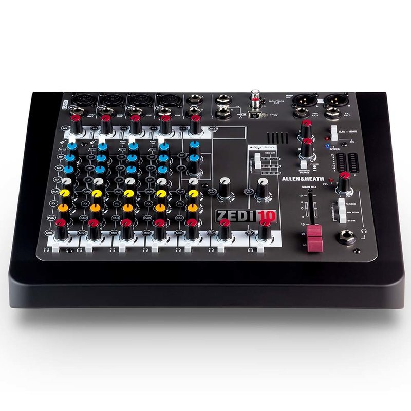 ZEDi-10 analoge mixer met 4x4 USB