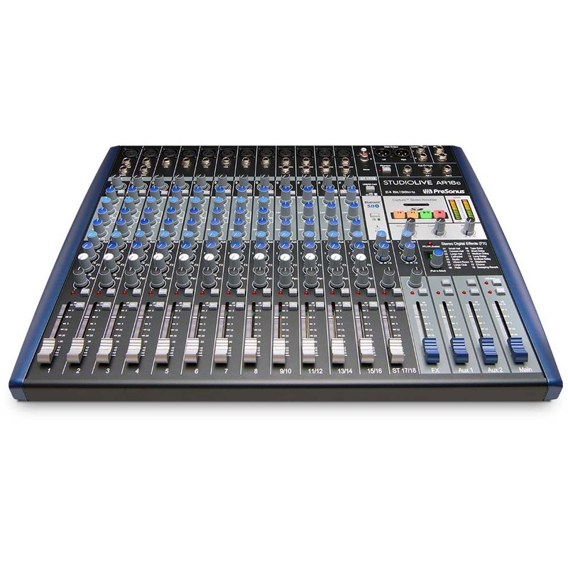 PreSonus StudioLive AR16c analoge mixer met 18x4 USB audio interface StudioLive AR16c analoge mixer met 18x4 USB audio interface