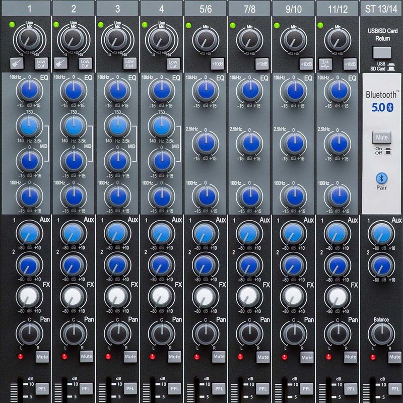 PreSonus StudioLive AR12c analoge mixer met 14x4 USB audio interface StudioLive AR12c analoge mixer met 14x4 USB audio interface