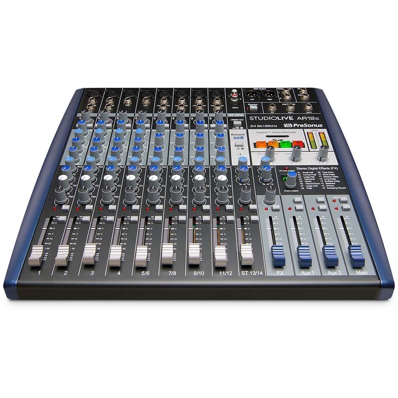 PreSonus StudioLive AR12c analoge mixer met 14x4 USB audio interface StudioLive AR12c analoge mixer met 14x4 USB audio interface