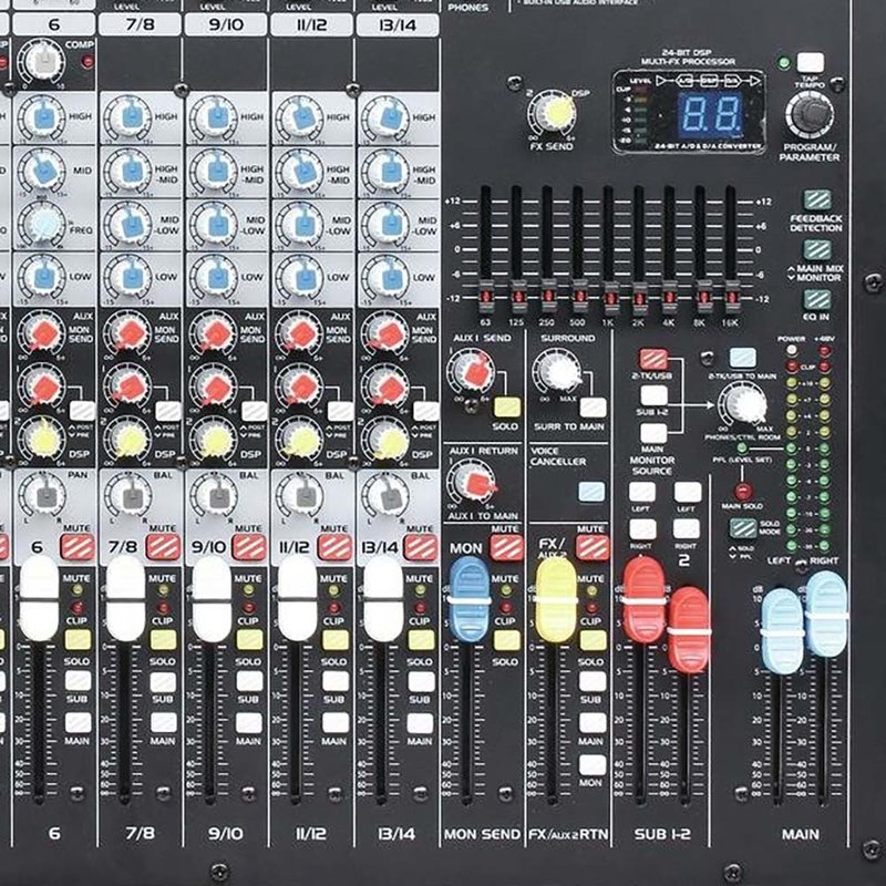 Omnitronic LMC-2022FX USB mengpaneel met audio-interface LMC-2022FX USB mengpaneel met audio-interface