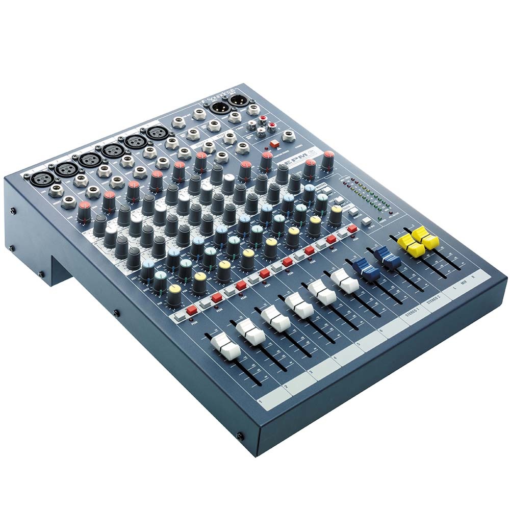 Soundcraft EPM6 6-kanaals analoge mixer afbeelding
