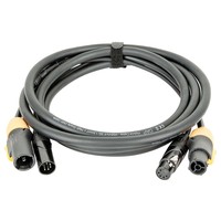 FP23 Pro Power True & 5p XLR stroom & DMX combikabel 6m