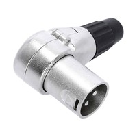 Adam Hall 4 Star C XM3 A 3-polige XLR-plug male haaks 4 Star C XM3 A 3-polige XLR-plug male haaks