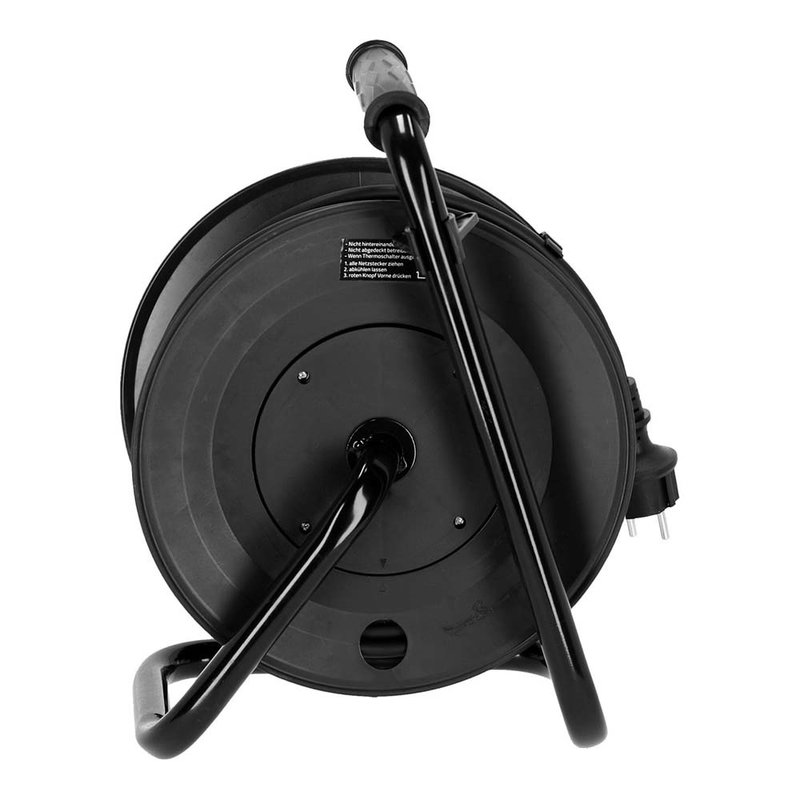 Adam Hall 3 Star CD 25 PWR kabelhaspel met 25m stroomkabel + 4x Schuko 3 Star CD 25 PWR kabelhaspel met 25m stroomkabel + 4x Schuko
