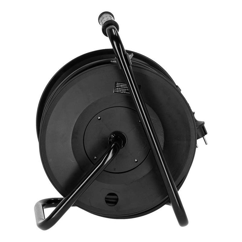 Adam Hall 3 Star CD 50 PWR kabelhaspel met 50m stroomkabel + 4x Schuko 3 Star CD 50 PWR kabelhaspel met 50m stroomkabel + 4x Schuko