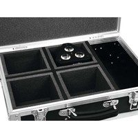Flightcase voor 4x TL-3 TCL / RGB+UV