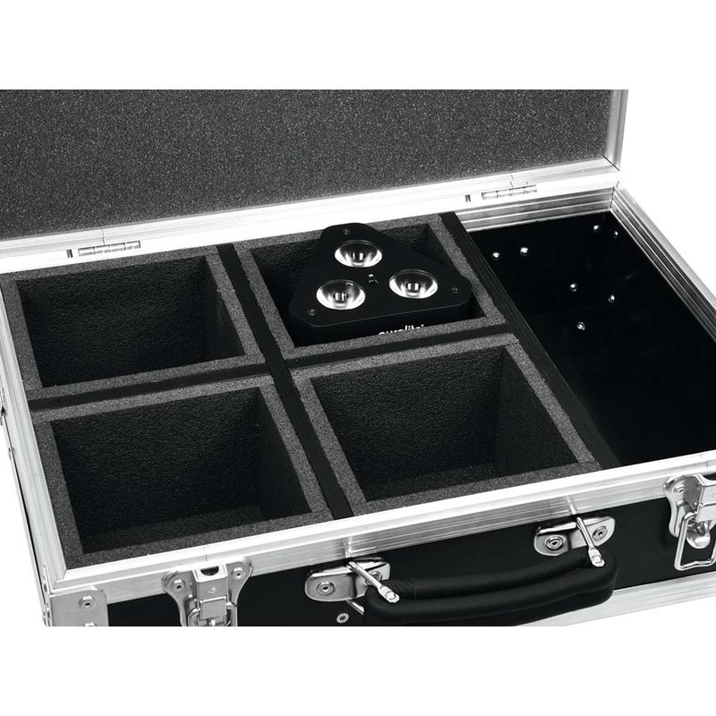 Flightcase voor 4x TL-3 TCL / RGB+UV