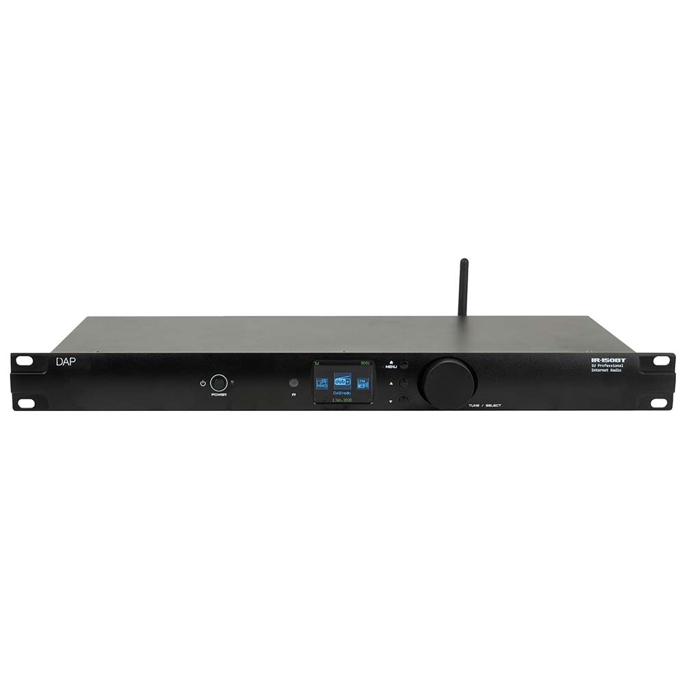 DAP IR-150BT internetradio & mediaspeler met BT, DAB+ & FM 1HE afbeelding