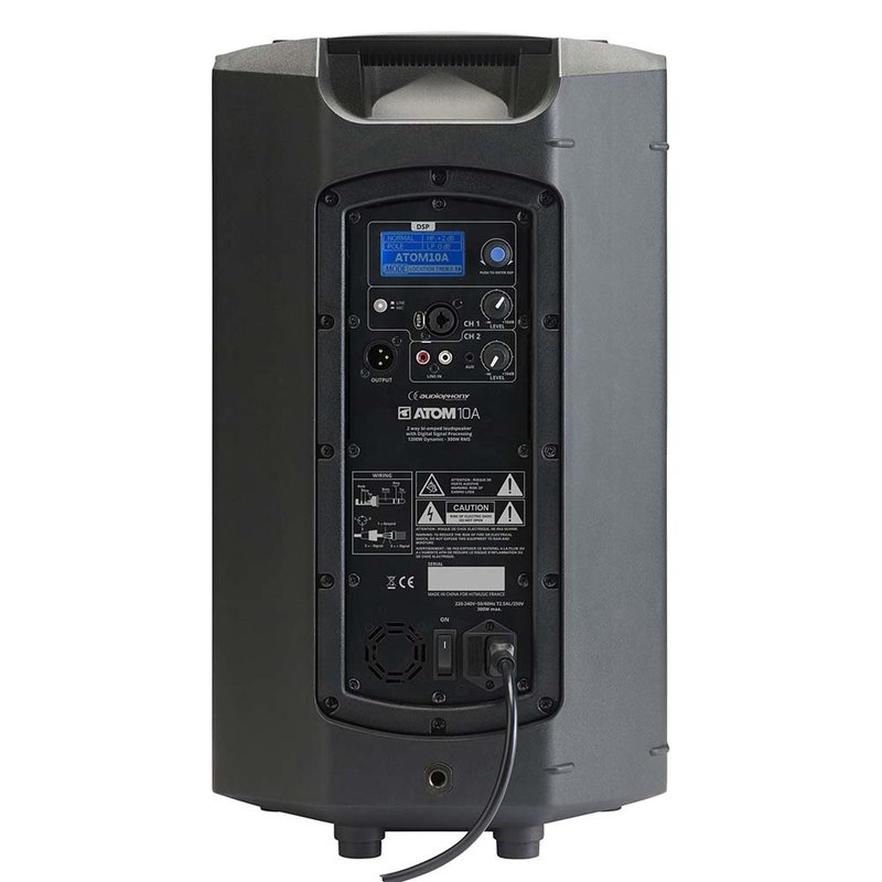 Audiophony ATOM10A actieve speaker 10 inch ATOM10A actieve speaker 10 inch