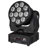 Clubwash 2 wash LED moving head 12x 12W RGBWAUV