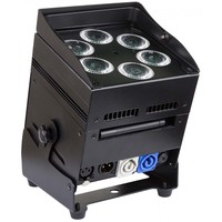 Accu Color-Black verticale LED-par 6x 10W RGBWA