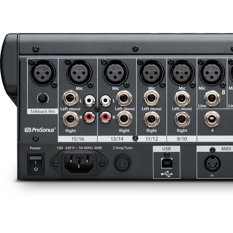 PreSonus StudioLive 16.0.2 USB digitale mixer met 18x16 USB audio interface StudioLive 16.0.2 USB digitale mixer met 18x16 USB audio interface