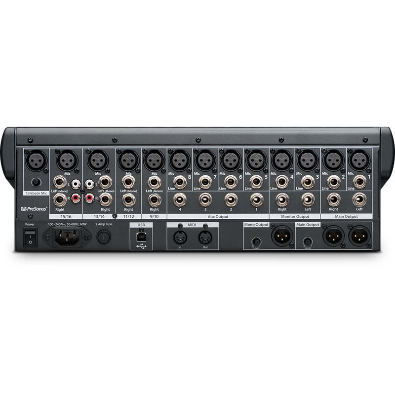 PreSonus StudioLive 16.0.2 USB digitale mixer met 18x16 USB audio interface StudioLive 16.0.2 USB digitale mixer met 18x16 USB audio interface
