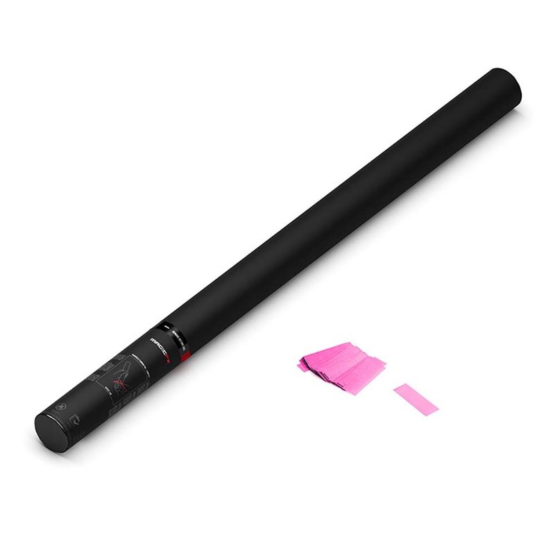 Handheld Confetti Cannon 80cm fluo roze