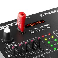 STM2270 4-kanaals mixer met effecten, BT, SD, USB & MP3