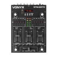 STM2270 4-kanaals mixer met effecten, BT, SD, USB & MP3