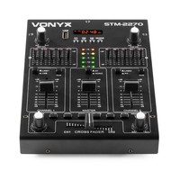 STM2270 4-kanaals mixer met effecten, BT, SD, USB & MP3