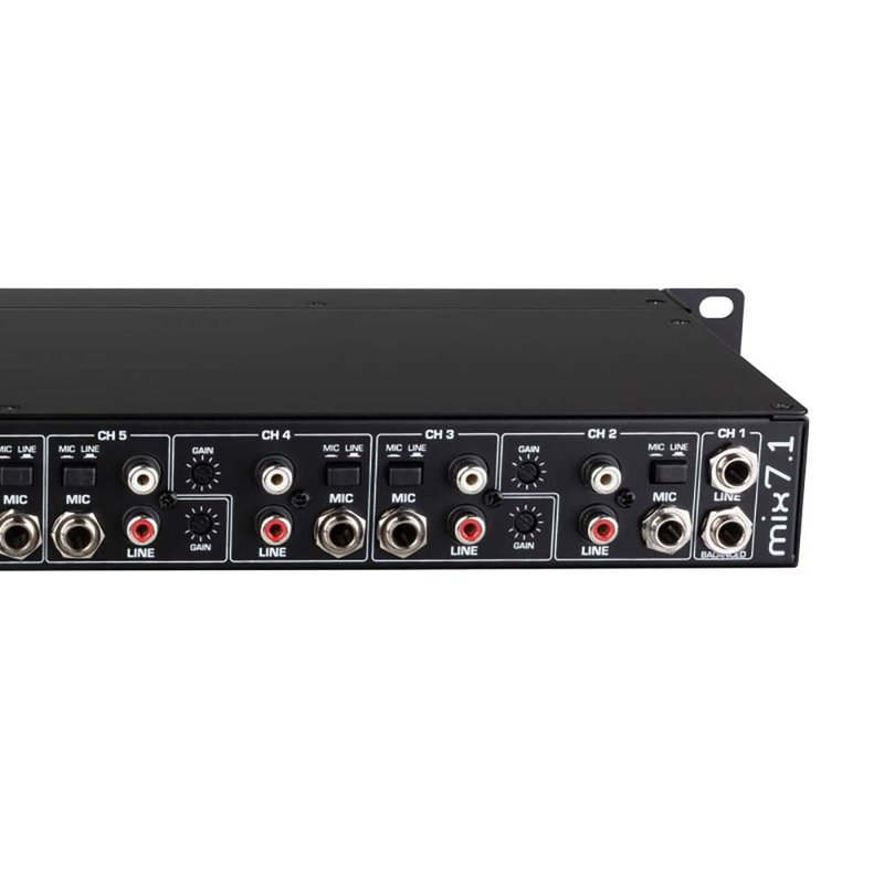 MIX 7.1 7-kanaals voorversterker/mixer