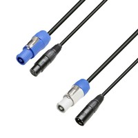 8101 PSDT 0150 power & 3p XLR stroom & DMX combikabel 1,5m