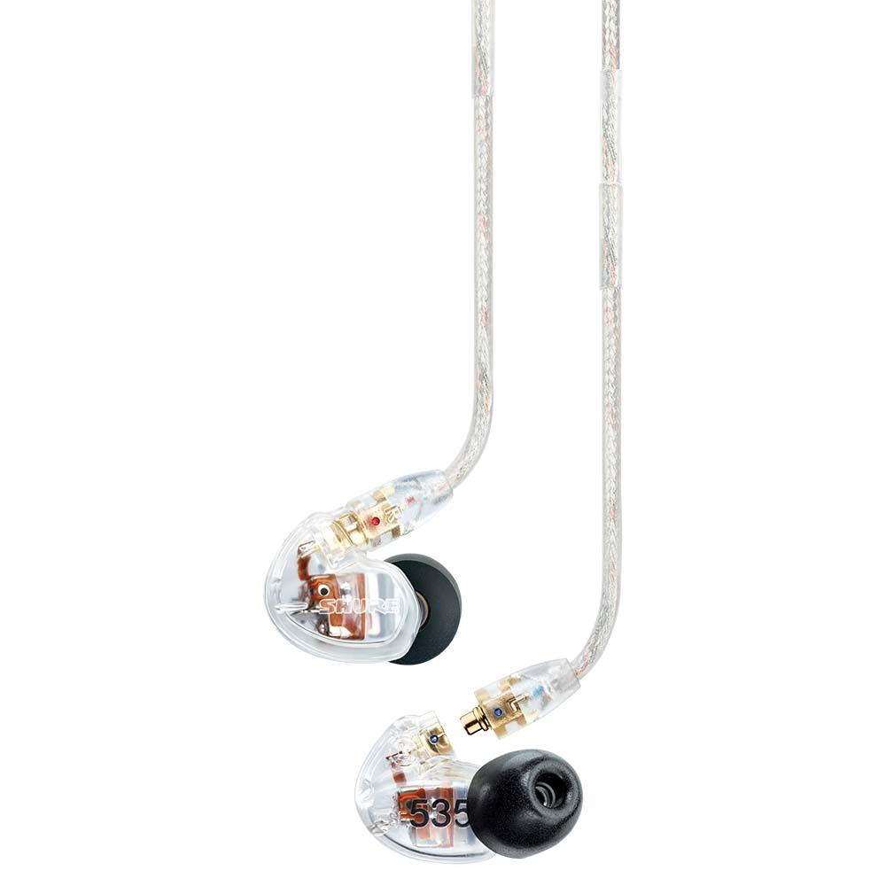 Shure SE535-CL gesloten in-ear oordoppen transparant afbeelding