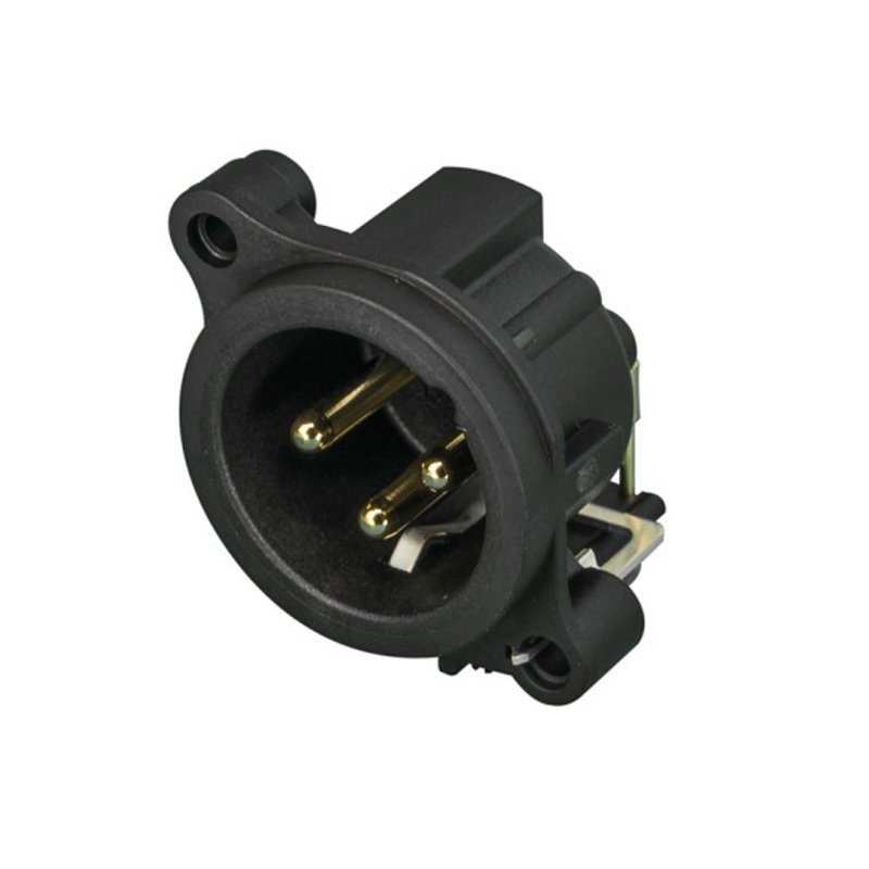 Neutrik NC3MAH Male XLR chassisdeel NC3MAH Male XLR chassisdeel