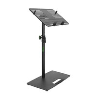 Gravity LTS T 02B laptopstatief met verstelbare houders & baseplate zwart LTS T 02B laptopstatief met verstelbare houders & baseplate zwart