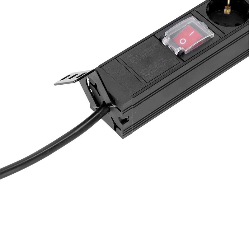 87471 X7 19 inch 7-weg stroomverdeler met schakelaar