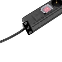 87471 X7 19 inch 7-weg stroomverdeler met schakelaar