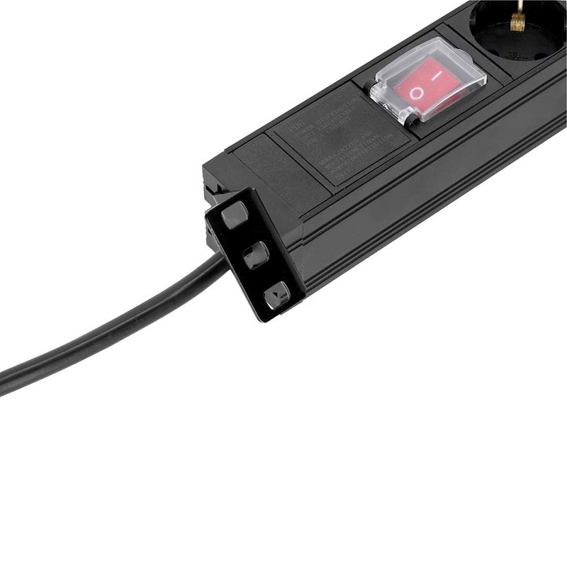 87471 X7 19 inch 7-weg stroomverdeler met schakelaar