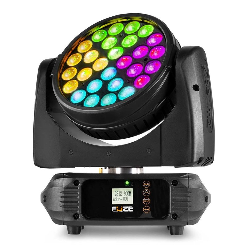Fuze2812 wash moving head 28x 12W RGBWA-UV